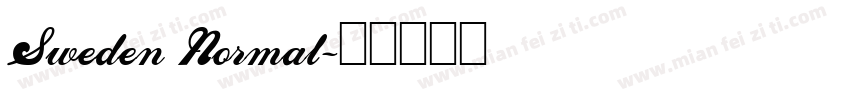 Sweden Normal字体转换